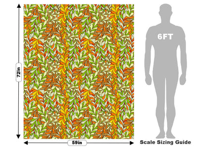 Briar Moss Floral Vehicle Wrap Scale~Rwraps Series 914 Briar Moss Floral Measurements~1