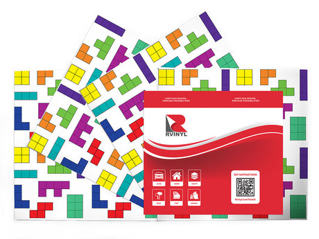 brick build toy room Craft Vinyl Sheet Pack