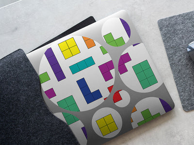 brick build toy room DIY Laptop Stickers