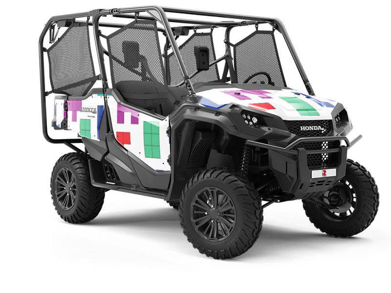 Brick Build Toy Room Utility Vehicle Vinyl Wrap