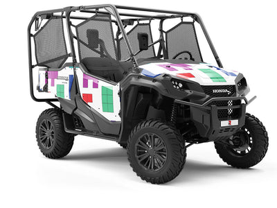 Brick Build Toy Room Utility Vehicle Vinyl Wrap