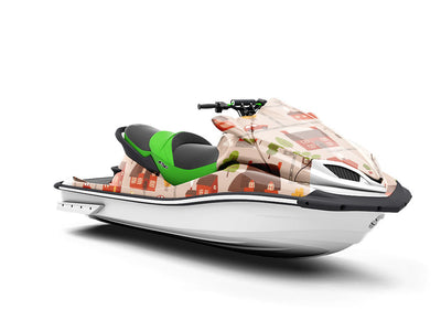 Brick Buildings Cityscape Jet Ski Vinyl Customized Wrap