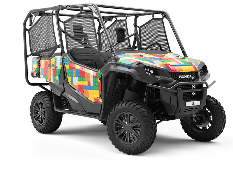Brick Layer Toy Room Utility Vehicle Vinyl Wrap