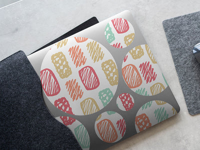 brick wall abstract geometric DIY Laptop Stickers