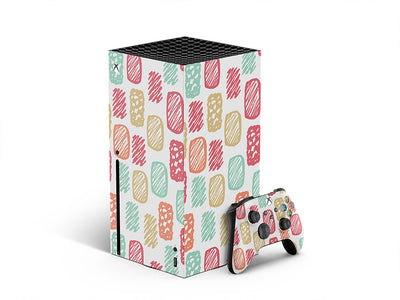brick wall abstract geometric XBOX DIY Decal