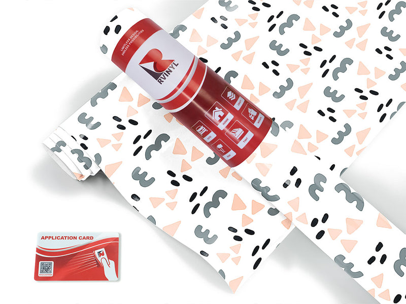 brief cameo abstract geometric Craft Vinyl Roll
