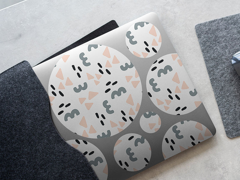 brief cameo abstract geometric DIY Laptop Stickers