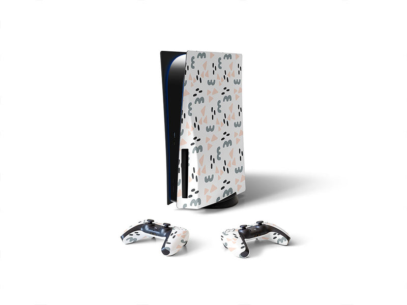 brief cameo abstract geometric Sony PS5 DIY Skin