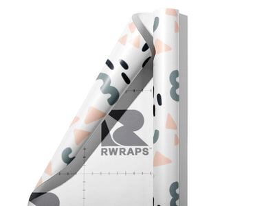 Brief Cameo Abstract Wrap Film Sheets~Rwraps Series 914 Brief Cameo Abstract Scrolled Sheet~3