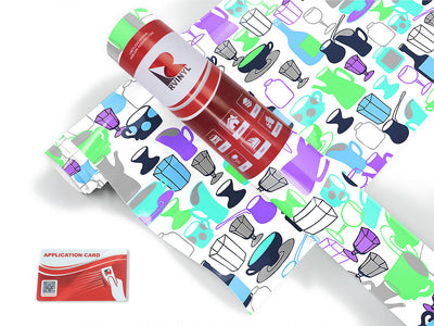 bright decanters alcohol Craft Vinyl Roll