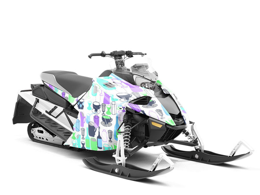 Bright Decanters Alcohol Custom Wrapped Snowmobile