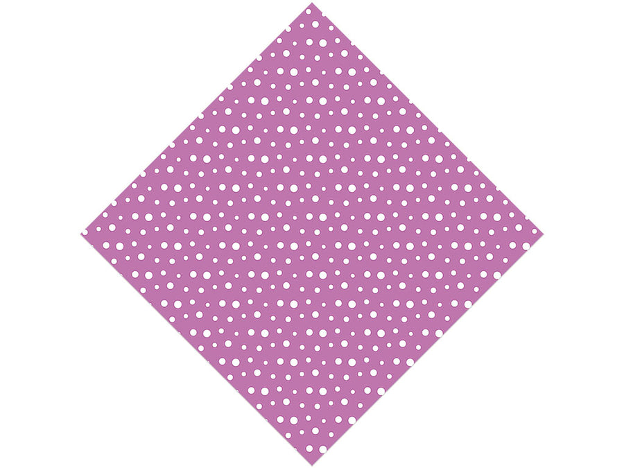 Bright Lilac Polka Dot Vinyl Wrap Pattern