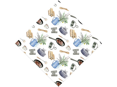 Bright Morning Camping Vinyl Wrap Pattern