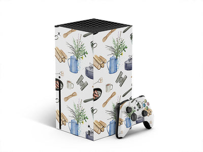 bright morning camping XBOX DIY Decal