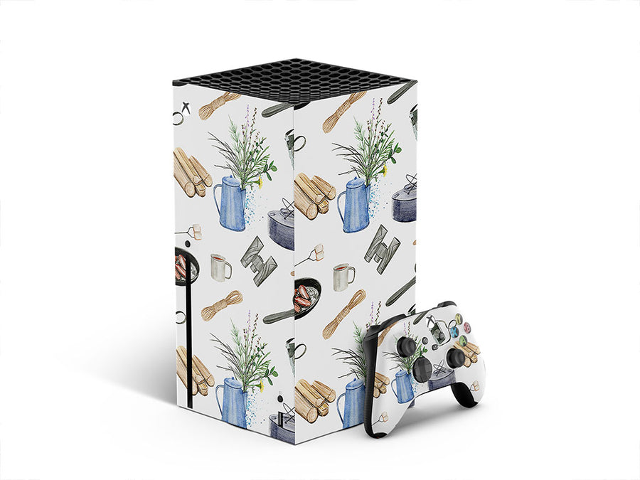 bright morning camping XBOX DIY Decal