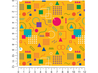 bright side abstract geometric 1ft x 1ft Craft Sheets