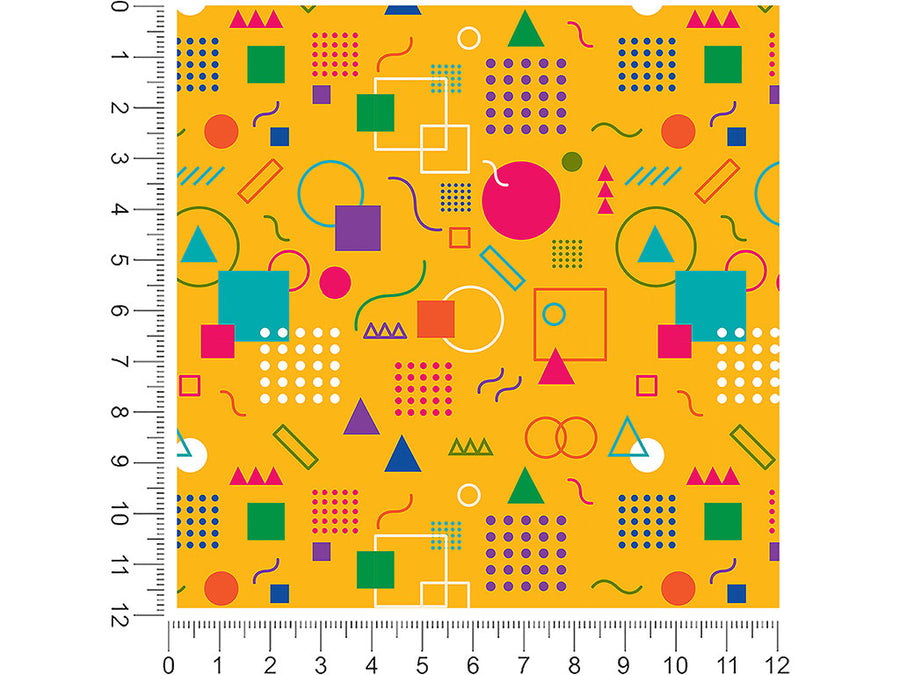 bright side abstract geometric 1ft x 1ft Craft Sheets