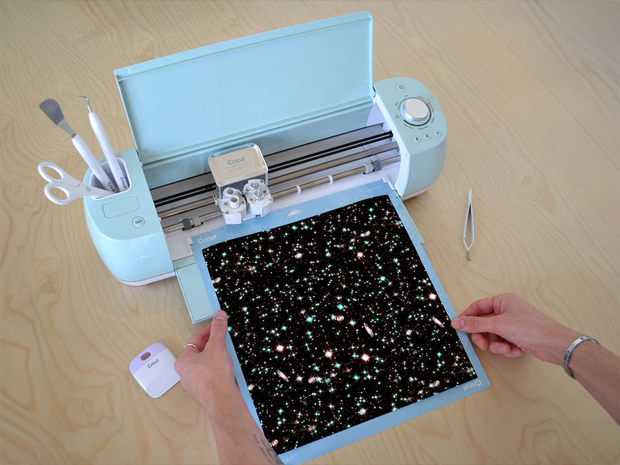 bright sparkles science fiction Cricut Compatible Vinyl