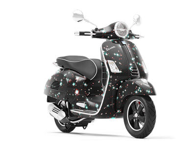 Bright Sparkles Science Fiction Vespa Scooter Wrap Film