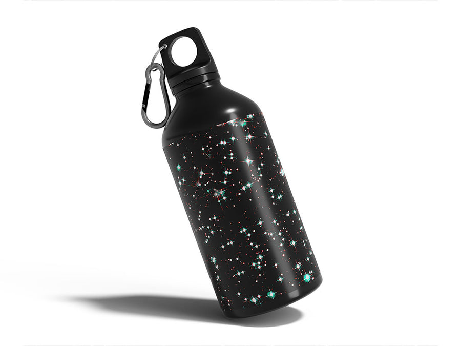 bright sparkles science fiction Water Bottle DIY Stickers