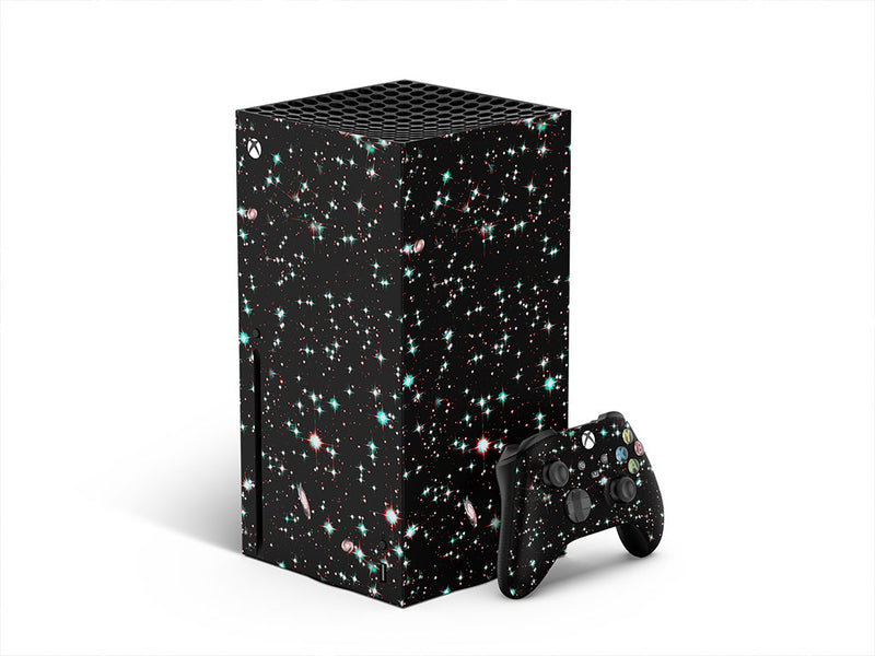 bright sparkles science fiction XBOX DIY Decal