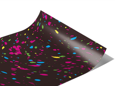 Bright Star Paint Splatter Vinyl Wraps~Rwraps Series 914 Digitally Printed Vinyl Wrap~0