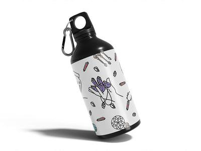 brilliant booty pirate Water Bottle DIY Stickers
