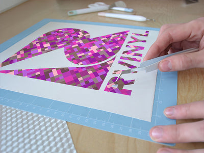 british mountbatten pixel Easy Weed Craft Vinyl