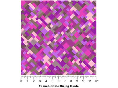 British Mountbatten Pixel Vinyl Film Pattern Size 12 inch Scale~Rwraps British Mountbatten Pixel Sizing Chart~2