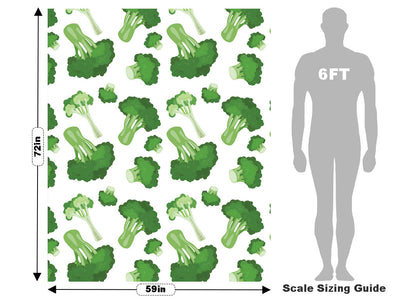 Broccolini Bonanza Vegetable Vehicle Wrap Scale~Rwraps Series 914 Broccolini Bonanza Vegetable Measurements~1