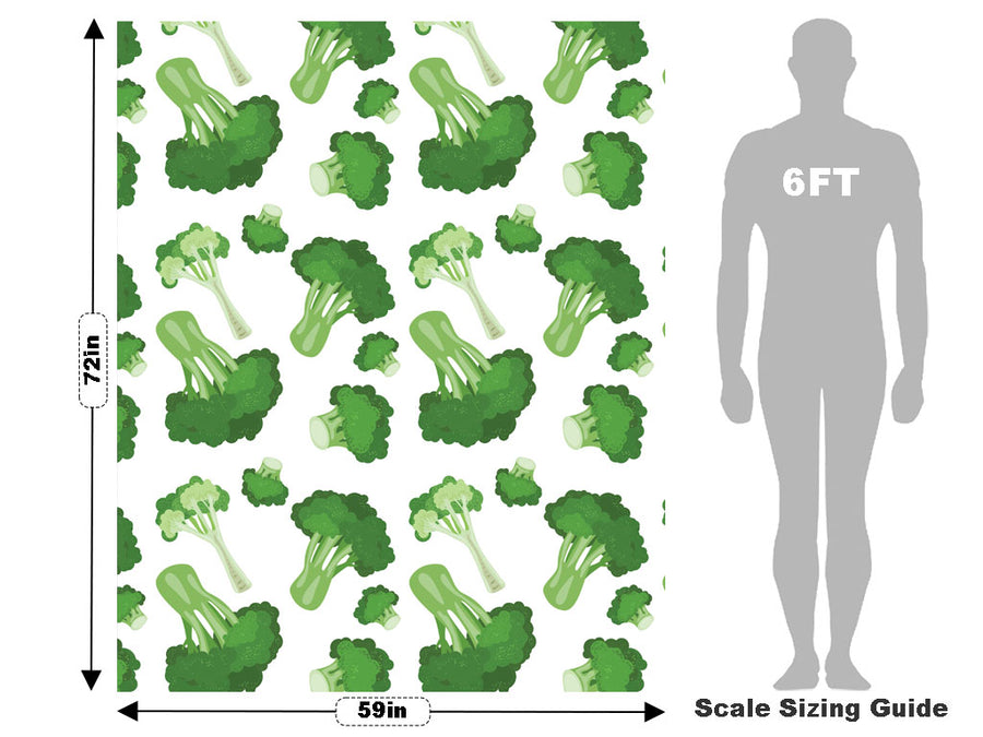 Broccolini Bonanza Vegetable Vehicle Wrap Scale~Rwraps Series 914 Broccolini Bonanza Vegetable Measurements~1