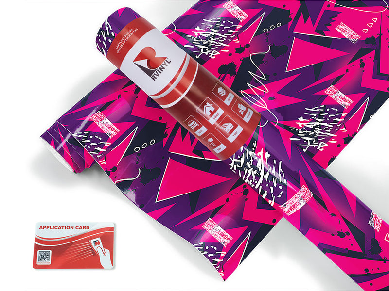 broken crown abstract geometric Craft Vinyl Roll