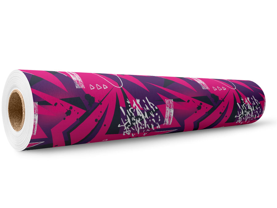 Broken Crown Abstract Wrap Film Wholesale Roll~Rwraps Series 914 Digitally Printed Vinyl Roll~5