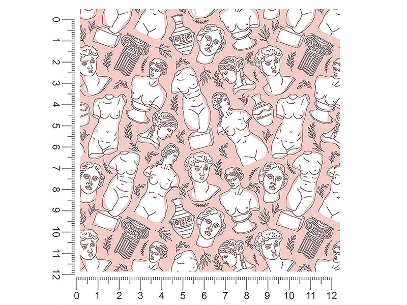 broken hearts greco roman 1ft x 1ft Craft Sheets