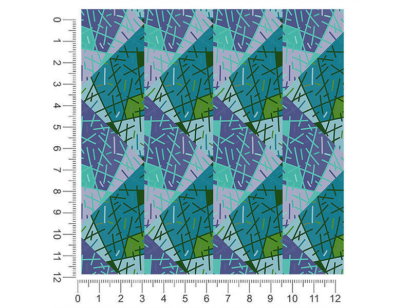 broken skies art deco 1ft x 1ft Craft Sheets