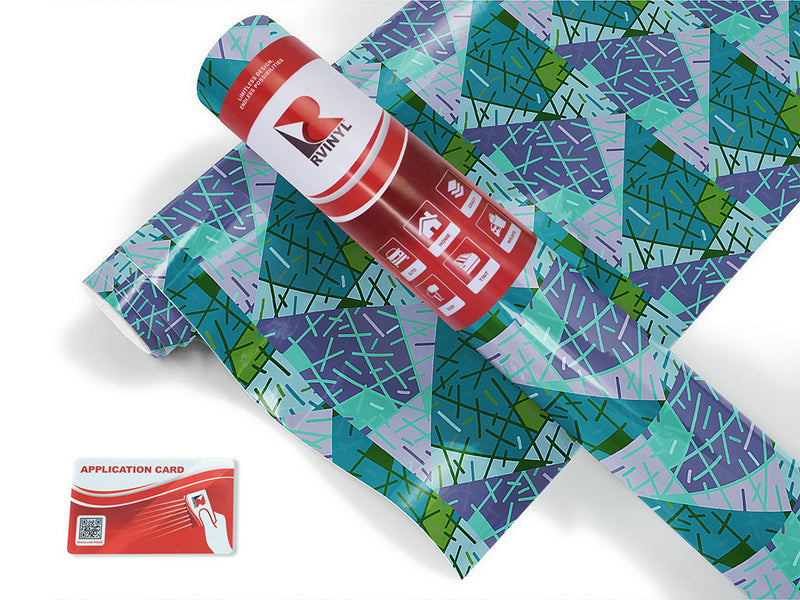 broken skies art deco Craft Vinyl Roll