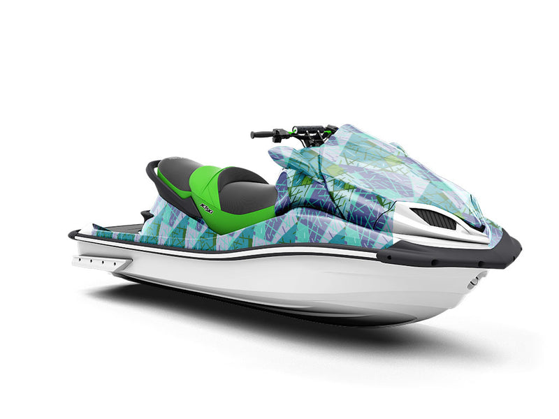 Broken Skies Art Deco Jet Ski Vinyl Customized Wrap