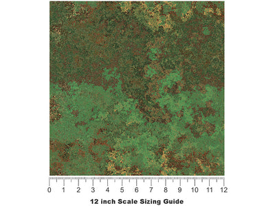 Bronze Age Rust Vinyl Film Pattern Size 12 inch Scale~Rwraps Bronze Age Rust Sizing Chart~3