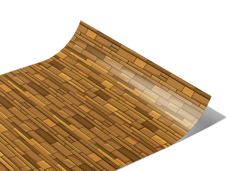 Bronze  Brick Vinyl Wraps~Rwraps Series 914 Digitally Printed Vinyl Wrap~1