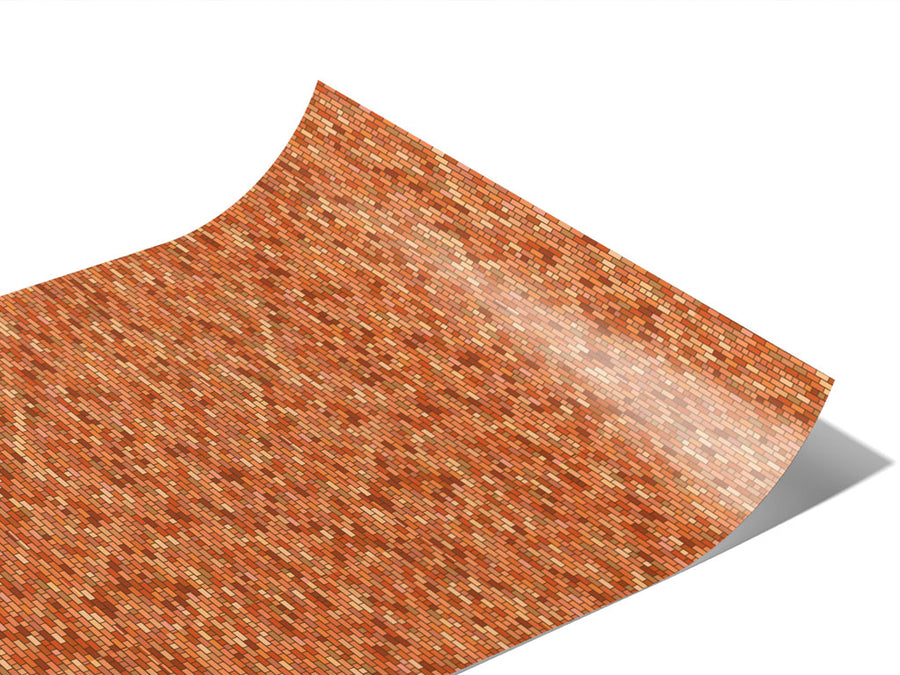 Bronze  Brick Vinyl Wraps~Rwraps Series 914 Digitally Printed Vinyl Wrap~1