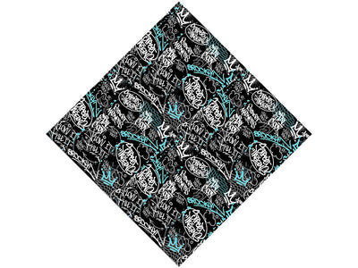 Brooklyn Tag Graffiti Vinyl Wrap Pattern