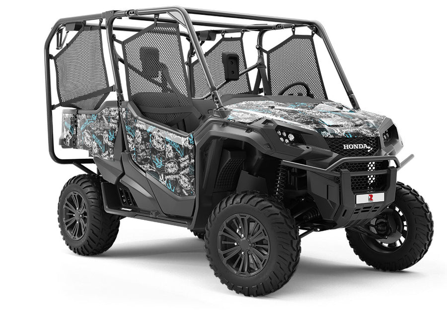 Brooklyn Tag Graffiti Utility Vehicle Vinyl Wrap