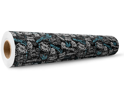 Brooklyn Tag Graffiti Wrap Film Wholesale Roll~Rwraps Series 914 Digitally Printed Vinyl Roll~5