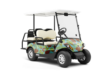Brothers in Arms Fruit Wrapped Golf Cart