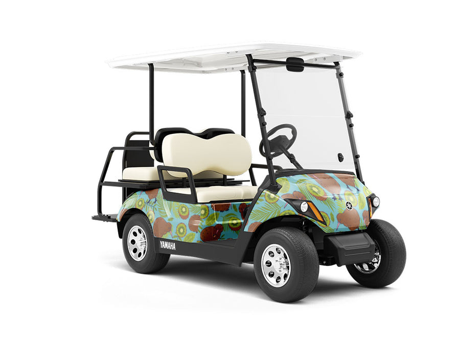 Brothers in Arms Fruit Wrapped Golf Cart