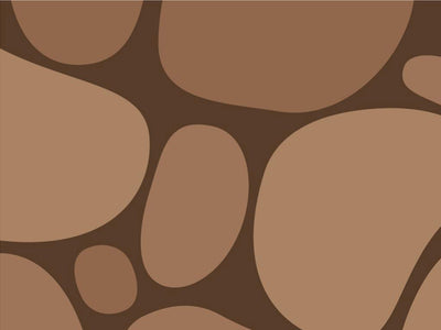 Brown  Cobblestone Vinyl Wrap Pattern~Rwraps Series 914 Digitally Printed Vinyl Wrap~0
