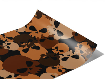 Brown Calvaria Halloween Vinyl Wraps~Rwraps Series 914 Digitally Printed Vinyl Wrap~0