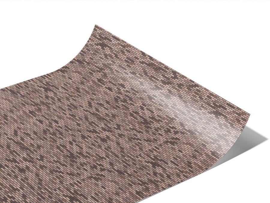Brown  Brick Vinyl Wraps~Rwraps Series 914 Digitally Printed Vinyl Wrap~1