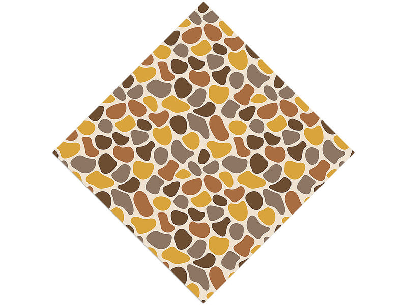 Brown  Cobblestone Vinyl Wrap Pattern