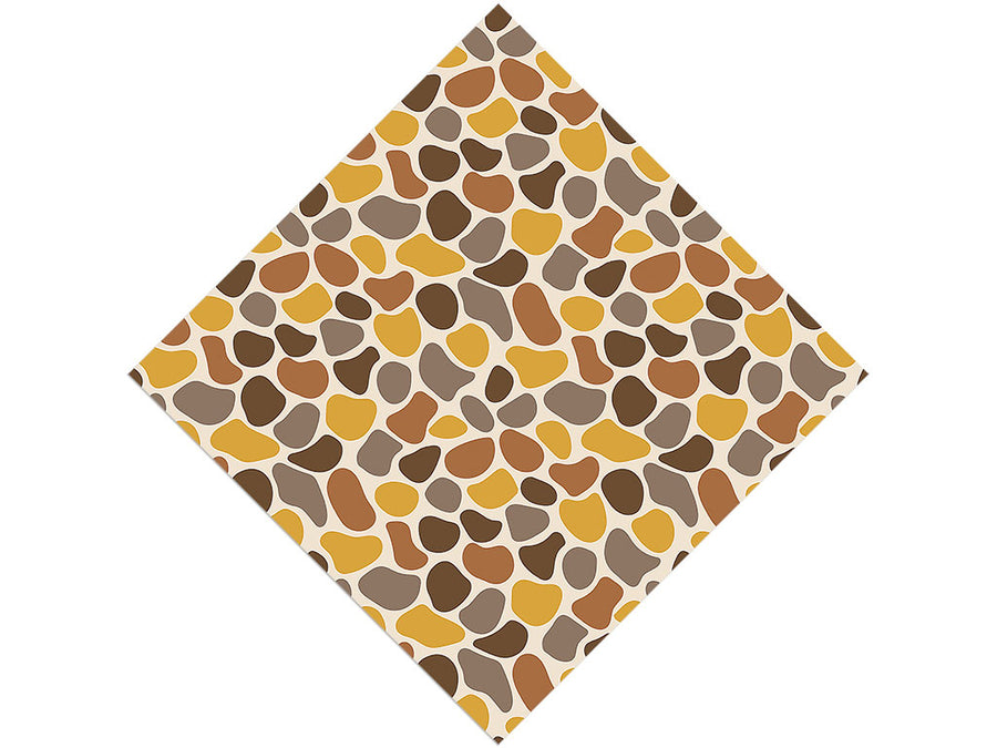 Brown  Cobblestone Vinyl Wrap Pattern